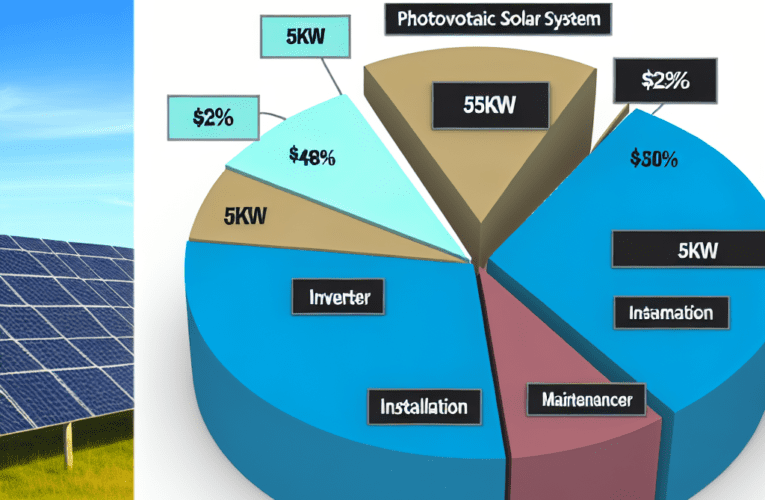 Koszt instalacji fotowoltaicznej 5kW: Przewodnik po inwestycji w energię słoneczną dla właścicieli domów