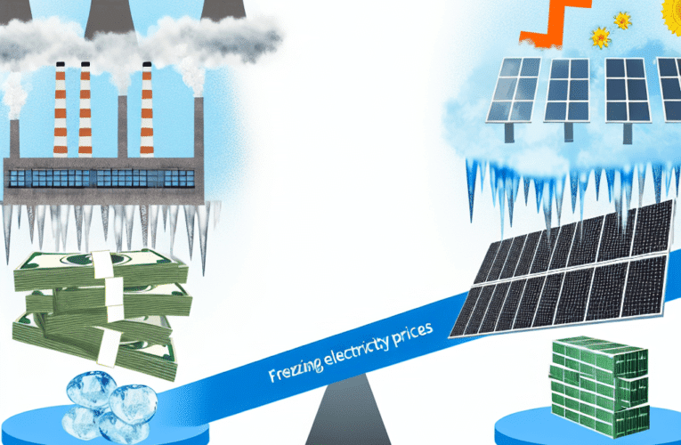 Zamrożenie cen prądu a fotowoltaika: Jak zabezpieczyć budżet i zainwestować w odnawialne źródła energii?
